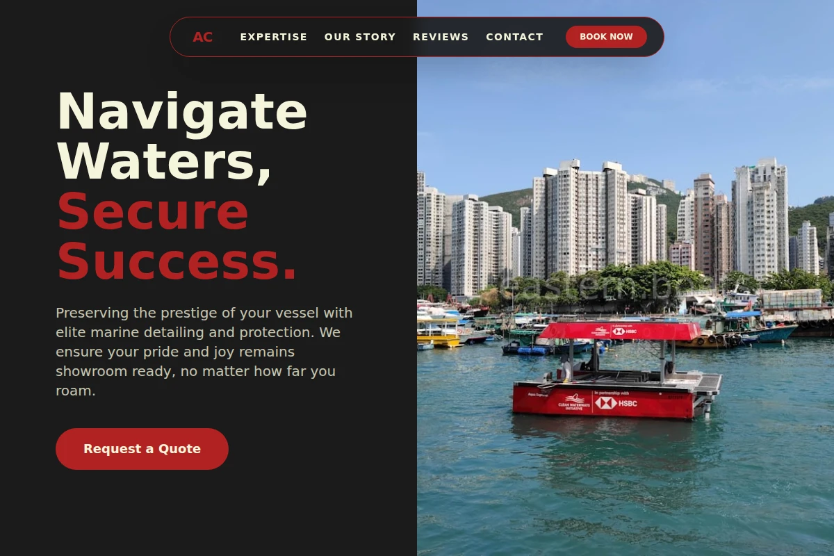 Stern Boat Cleaning