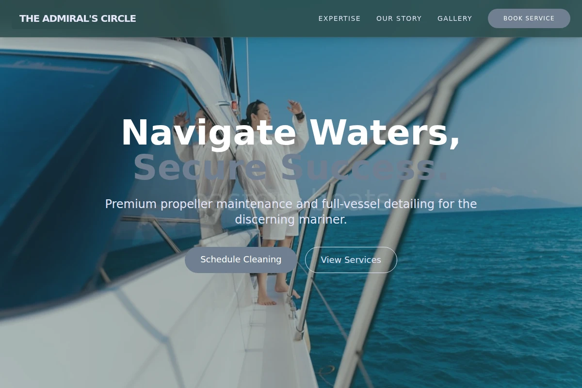 Propeller Boat Cleaning
