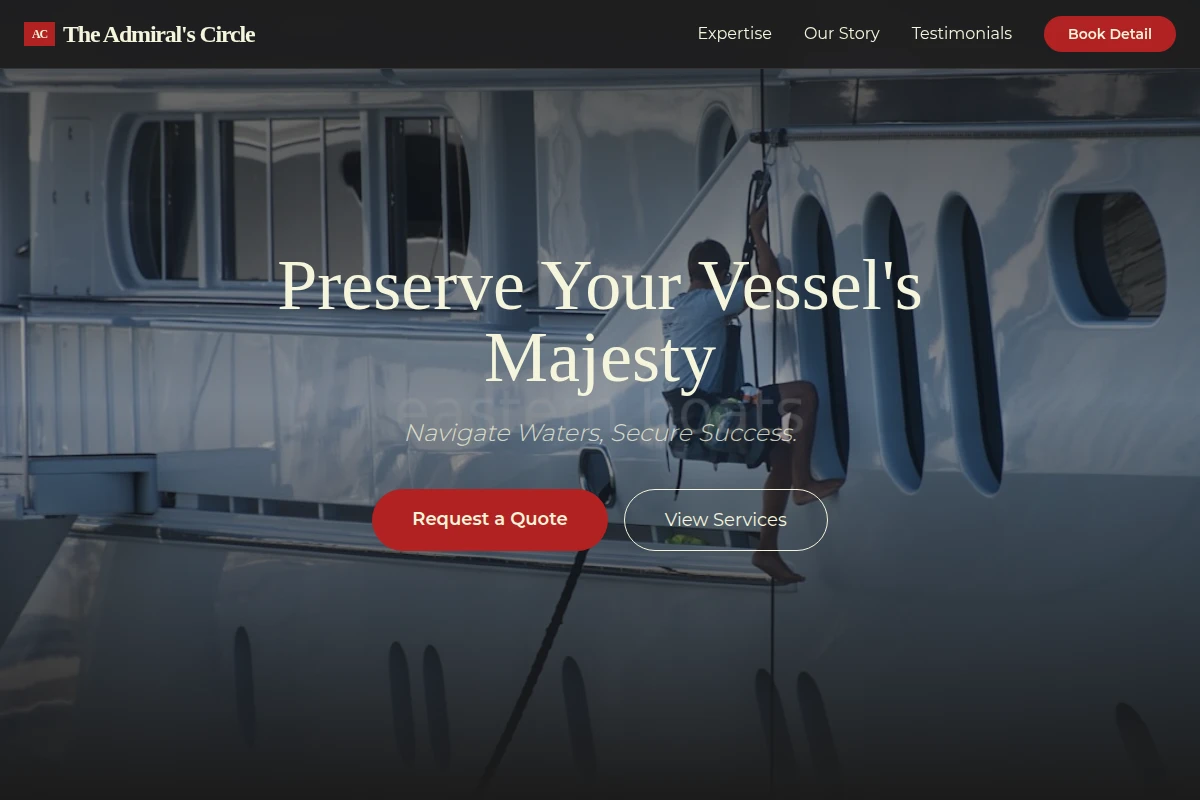Nautical Boat Cleaning