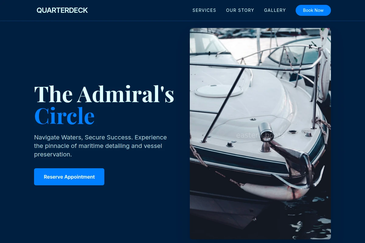 Quarterdeck Boat Cleaning