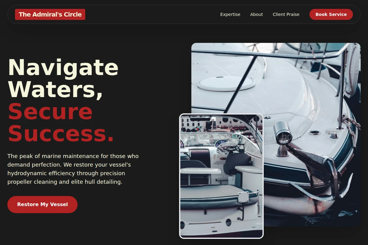 Propeller Boat Cleaning