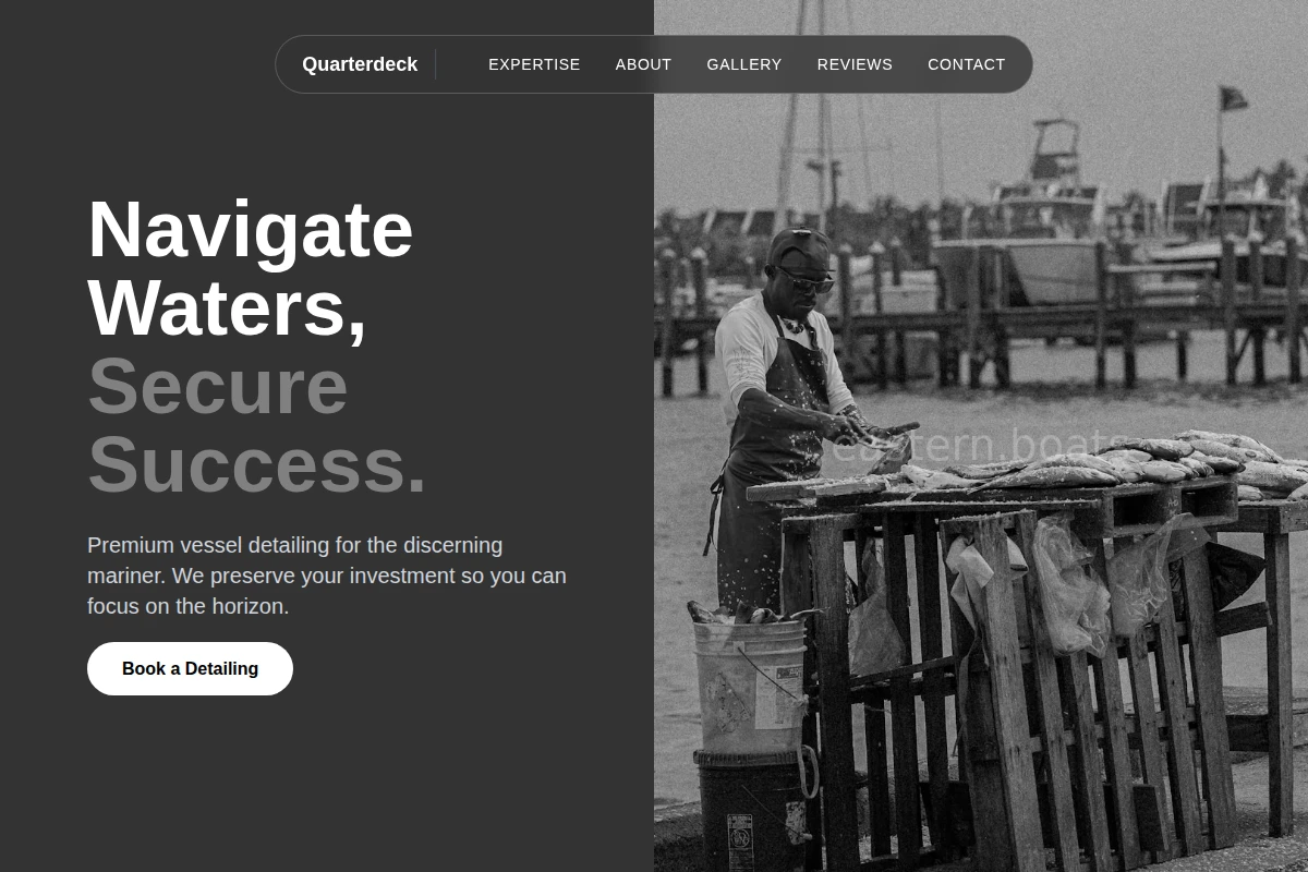 Quarterdeck Boat Cleaning