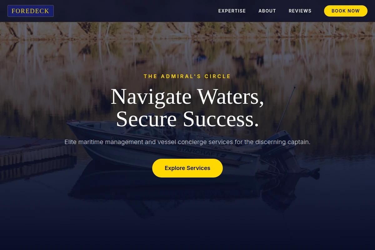 Foredeck Boating
