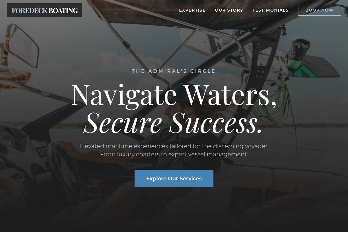 Foredeck Boating