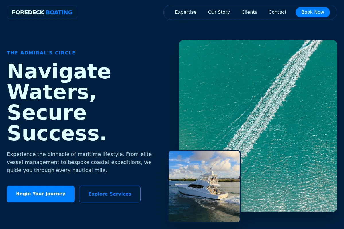 Foredeck Boating