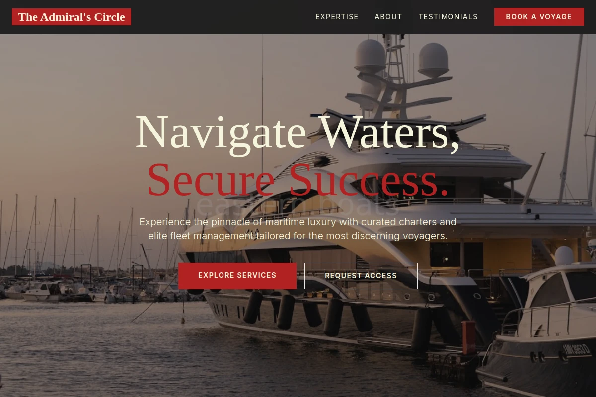 Rudder Yacht