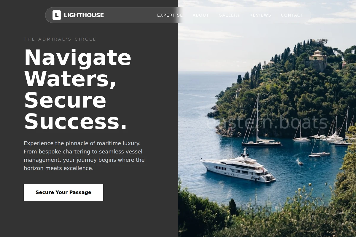 Lighthouse Yacht