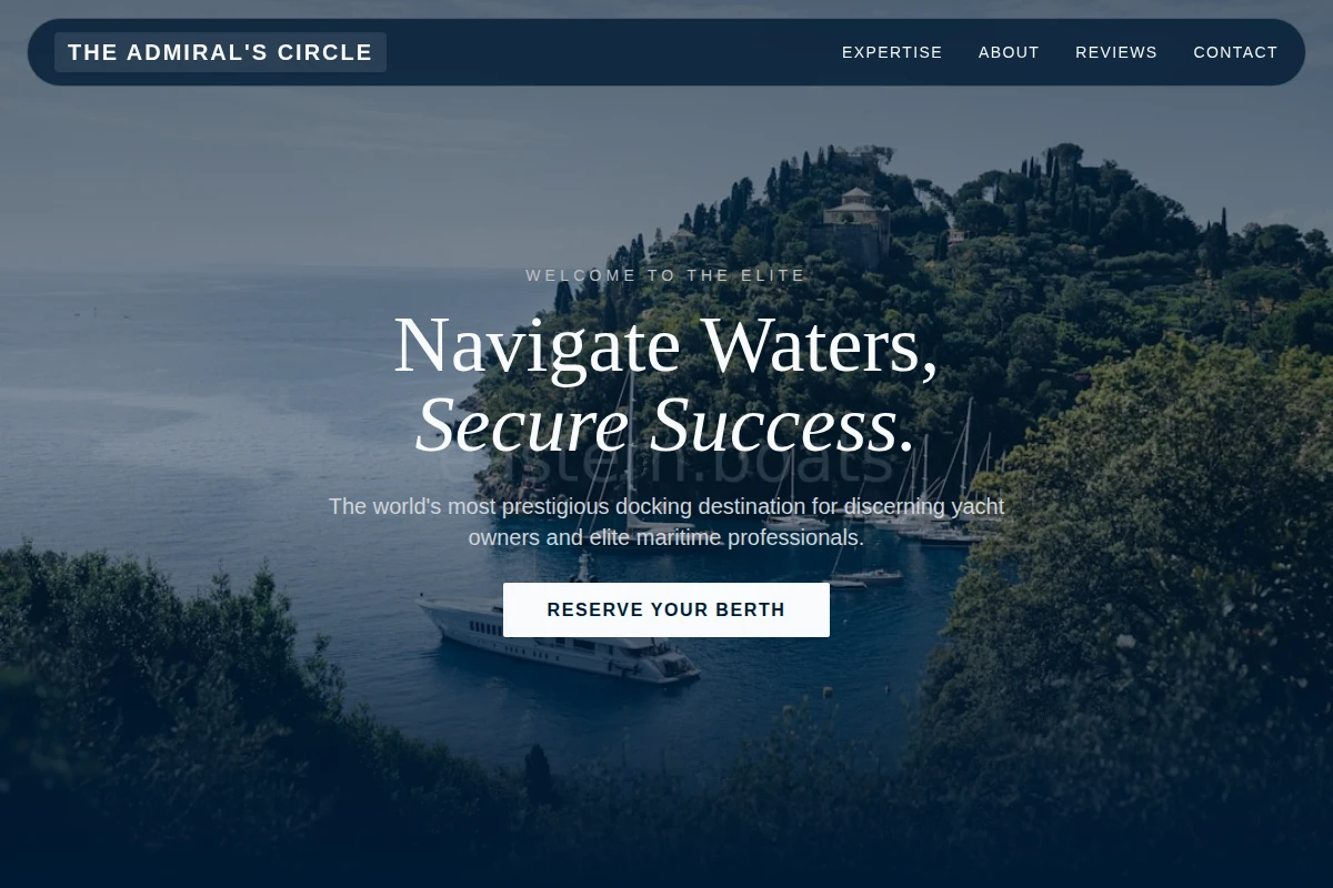 Dock Yacht